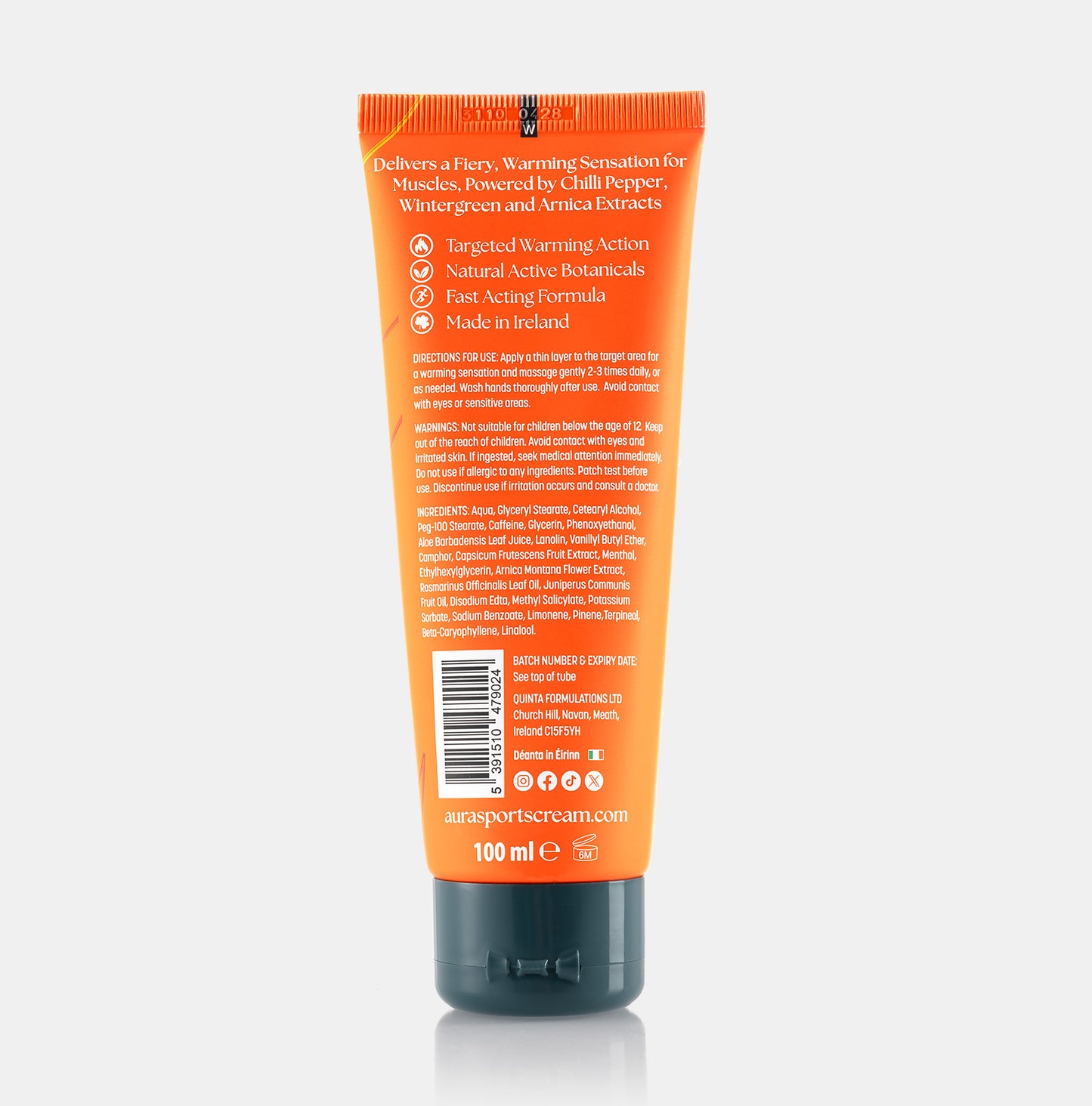 AURA Sports Recovery Cream